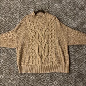 Ava & Viv Tan Knit Sweater